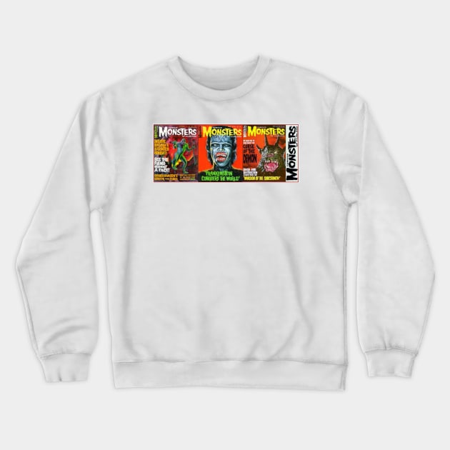 Classic Famous Monsters of Filmland Series 9 Crewneck Sweatshirt by Starbase79